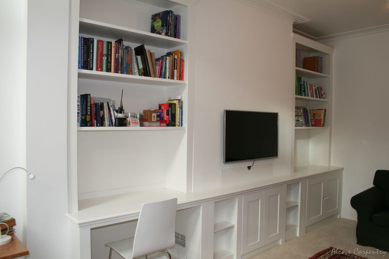 Fitted cupboards, built in storage, under-stairs shelving | Alcove
