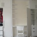 Fitted contemporary alcove wardrobes 