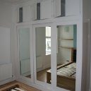Fitted contemporary wardrobe with sliding doors