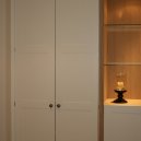 Built in contemporary shaker style cupboards 