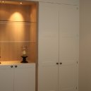 Built in contemporary shaker style cupboards 
