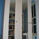 Fitted contemporary wardrobe with mirror doors