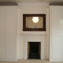 Fitted alcove cupboards