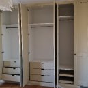 Fitted cupboards