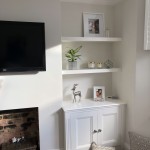 £650 cabinet and £110 one floating shelf